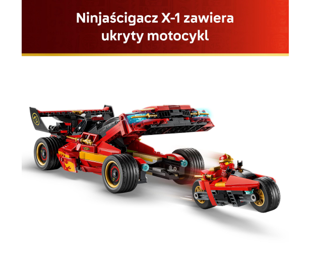LEGO NINJAGO 71867 Ninjaścigacz x-1 — 15-Lecie - 1529846 - zdjęcie 5